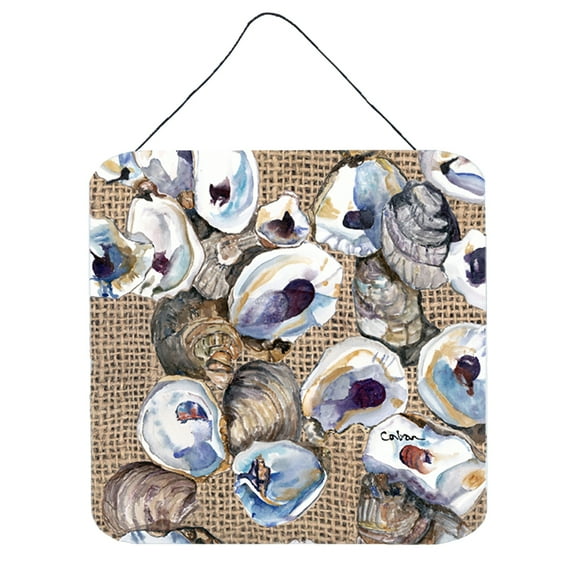 Carolines Treasures 8734DS66 Oyster Wall or Door Hanging Prints 6HX6W multicolor