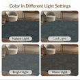 thumbnail image 7 of ODIKA 8'x10' Charcoal Gray Abstract Brush Strokes Washable Area Rug Dynamic Textured with Modern Flair Non-Shedding, Easy Care, for King Size Bedroom Under Bed, Master Suite, 7 of 7