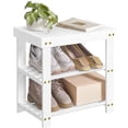 thumbnail image 1 of Banco SONGMICS para Zapatos de Bambú 29x50x45 cm, 3 Niveles, Blanco, 1 of 6