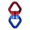 thumbnail image 2 of facefd Swing Swivel 30KN Rotational Device Dance Hammock 360 Degree Climbing Rope Connector Mountaineering Spinner Swivels Hardware Red Blue, 2 of 9