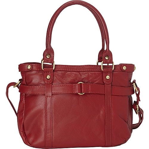 R & R Collections - R & R Collections Leather Medium Tote with ...
