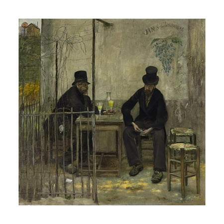 - The Absinthe Drinkers (Les Declasses), 1881 Print Wall Art By Jean Francois Raffaelli