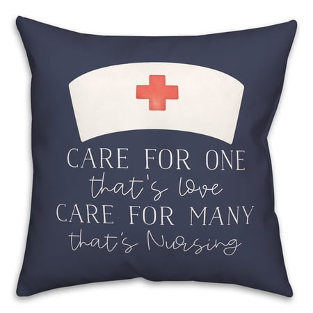 Creative Products Care For Many That's Nursing 18x18 Spun Poly Pillow