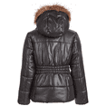 thumbnail image 2 of Rothschild Girls BLACK Puffer Jacket with Scarf & Faux Fur Trim L (14), 2 of 3