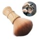 thumbnail image 1 of Cepillo Para Polvo De Cuello, Profesional, Ergonómico, Seguro, Pelo De Nailon, De Madera Portátil, Cepillo Para Polvo Para Corte De Pelo Para El Hogar, 1 of 7