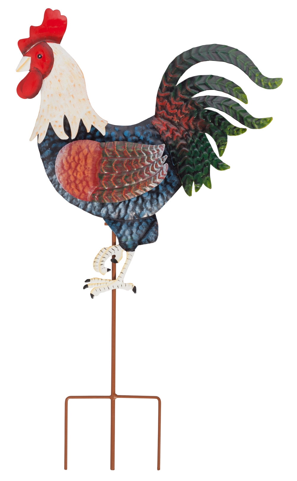 Rooster Metal Garden Stake by Maple Lane Creations by Fox Valley Traders