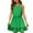 #A27-Green, variant on Abcomgle Summer Dress for Girls 10-12 Casual Spaghetti Strap Sleeveless Girls Midi Dresses Solid Square Neck Sundresses Swing Loose Dresses 3-4 Years,Royal Blue