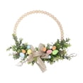 thumbnail image 2 of Plastic Easter Egg Wreath, Spring Simulation Door Hanging With Invisible Hanging Rope, for Holiday Home Decoration, Multi-color, 2 of 6