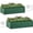 Green-6×3×1.5FT, variant on Dextrus 6x3x1ft 2 Pack Galvanized Metal Elevated Planter Box with Gloves Ground Nails Support Rod, Outdoor Above Ground Vegetable Flower Growing Container, Green