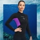 thumbnail image 3 of Eigraketly BUCEO SAIL 3MM Trajes de neopreno SCR Traje de buceo de neopreno Traje de baño Resistente al desgaste Traje de surf con protección para Deportes acuáticos Púrpura 3XL Eigraketly OD003296-27, 3 of 6