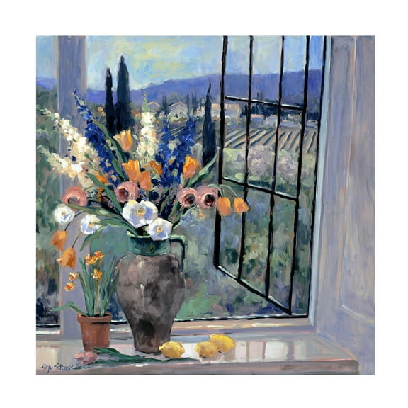 Trademark Fine Art Allayn Stevens Tuscany Hillside I Canvas Wall Art