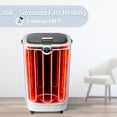 thumbnail image 6 of Towel Warmers for Bathroom 20L Towel Warmers Buckets Spa with 15/30/45/60 Timing, Luxury Large Towel Warmer Fits Up to Two Oversized Towels, Bathrobe, Towel, Blanket Grey, 6 of 9