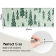 thumbnail image 5 of Light Green Christmas Tree Pattern Kitchen Rug Mat,Kitchen Runner Rugs Non Skid Washable,Decorative Kitchen Floor Mats for Kitchen,Sink,Laundry,17"X47", 5 of 5