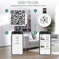 thumbnail image 4 of Wireless Thermometer Hygrometer, Oria Mini Bluetooth 5.0 Humidity Temperature Sensor With Data Export And Alerts, 4 of 5
