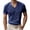 Blue, variant on Afdoent Mens T Shirts Male Corduroy Fabric V Neck Short Sleeve Short Sleeve Loose Casual Male T Shirt Streetwear