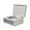 White, variant on Yajisi Portable CD Player, Multifunctional Tray Type Bluetooth Cassette Record Player, High Fidelity Sound Audio Turntable with 2 Built-in Speakers, USB Drive Playback & Remote Control, Pink