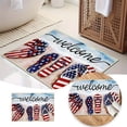 thumbnail image 2 of Hearth & Gear Independence Day Floor Mat Happy July Color Print Floor Mat Independence Day And Open Floor Mat Furry Area Rugs for Living Room 6x9 Rugs for Living Room Large Carpets for Living Room, 2 of 6