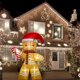 thumbnail image 5 of Inflable de Navidad Artego Galleta Jengibre 2.5M Mega Gigante, 5 of 9