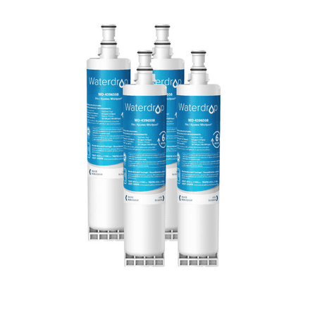 

Waterdrop 4396508 Refrigerator Water Filter Replacement for Whirlpool 4396508 4396510 4392857 Kenmore 46-9010 NLC240V EveryDrop Filter 5 EDR5RXD1 4 Filters