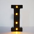 thumbnail image 3 of Letras de 22 cm con luz LED, letras del alfabeto negras, números, luz de noche, letras de Navidad para el hogar, suministros para fiestas de cumpleaños, decoración, 3 of 5