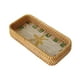 thumbnail image 2 of Cesta de mimbre rectangular para fruta, bandeja para servir y pan, decoración de mesa para 20x10x4cm, 2 of 9