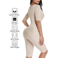 thumbnail image 3 of MISS MOLY Full Body Shpaer Shapewear for Women Bodysuit Postpartum Surgery Care Tummy Corset Beige, 3 of 6