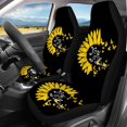 thumbnail image 3 of Pzuqiu Car Seat Covers Full Set Full Backrest Polyester, Compatible with Auto Seats Automotive Seats, for Trucks Cars, Sunflower Sunshine, 3 of 10