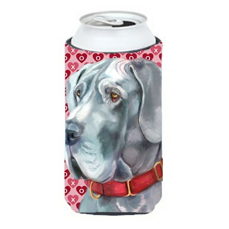 

Carolines Treasures LH9563TBC Great Dane Hearts Love and Valentines Day Tall Boy Hugger Tall Boy multicolor