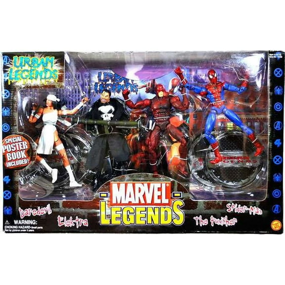 Marvel Legends Urban Legends Action Figure, 4 Packs