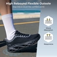 thumbnail image 5 of Artlea Wide Toe Box Walking Shoes for Women Arch Support Sneakers Plantar Fasciitis Orthotic Tennis Shoes for Foot Pain Relief, US Size 8.5, 5 of 8