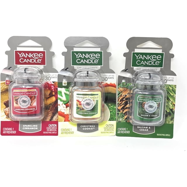 Paquete Variedad de Ambientadores Car Jar Ultimate de Yankee Candle