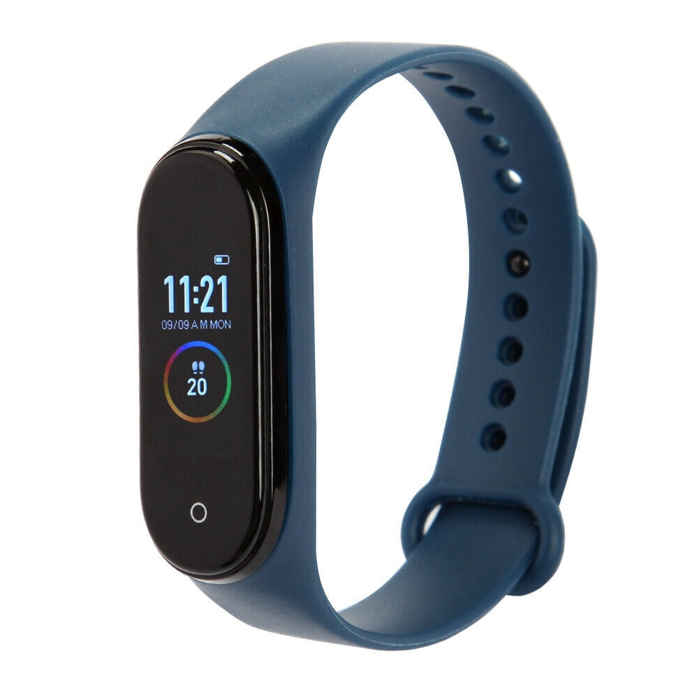 M4 Pro Smart Band Termómetro Nuevo M4 Banda Fitness Tracker Frecuencia  Cardíaca Presión Arterial Fitness Pulsera Reloj Inteligente para Android iOS