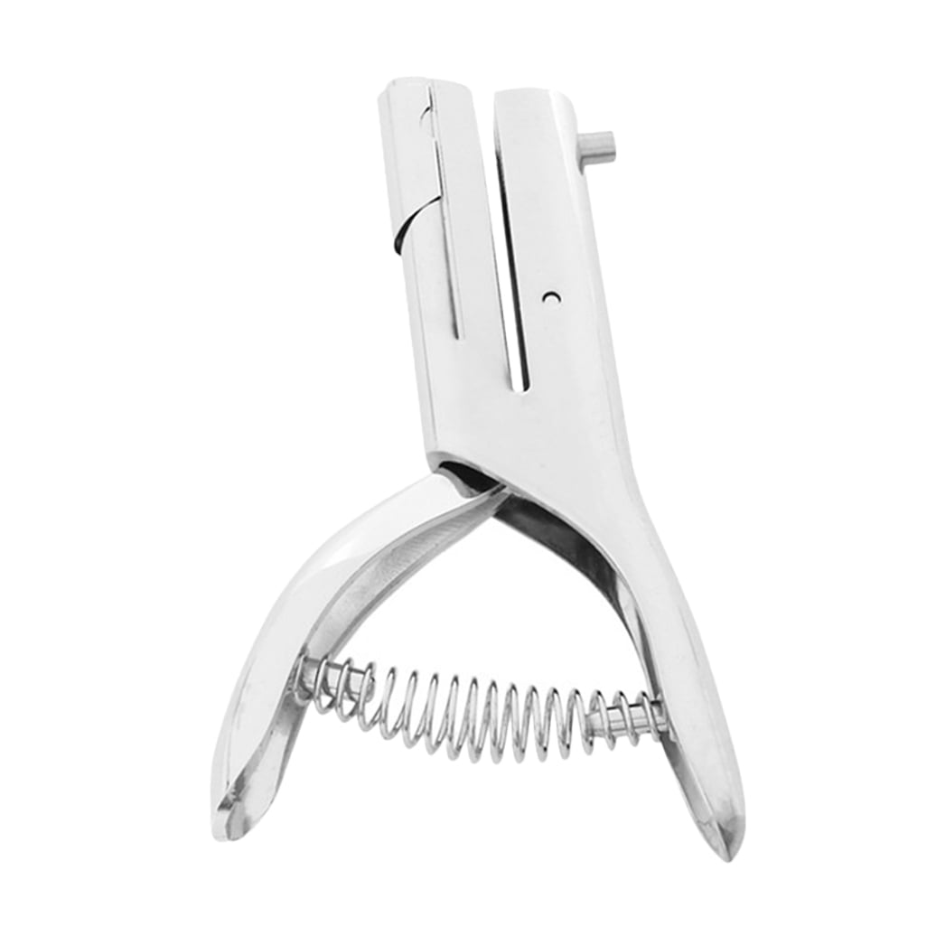 SKISUNO Plastic Id Hole Puncher Single Hole Puncher Zinc Alloy 1Pcs for Crafters