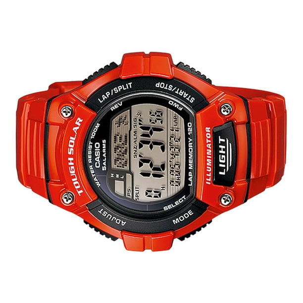 Tough Solar Reloj Casio Color Rojo Reloj CASIO W-S220C-4AVCF Tough