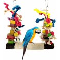 thumbnail image 1 of Large parrot swing, bird swing, parrot toy, hemp rope net for budgies, cockatiels, budgies, macaws, parrots, lovebirds, 1 of 5