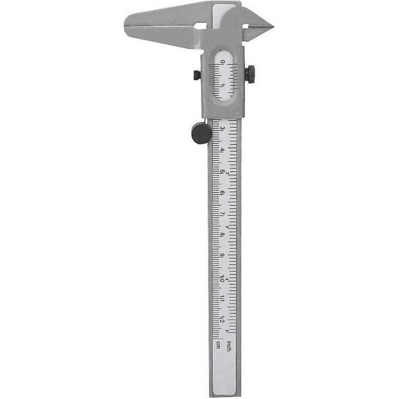 Vernier Calipers Stainless Steel Micrometer Gauge Vernier Gauge 5/6 Inch High Precision Metal (5in)
