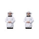 thumbnail image 4 of Ropa protectora de abeja Ounissouiy Poliéster blanca 2Conjunto, 4 of 6