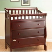 Orbelle Trading  Changing Station Cherry with 3 Drawers - Cherry