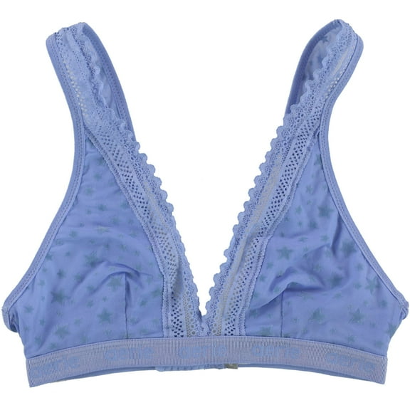 American Eagle Womens Stars Bralette, Blue, X-Small