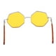 thumbnail image 3 of Trendy Gafas de terre Hexagonales Ornamentos en Miniatura Accesorios de Muñeca Amarillo, 3 of 7