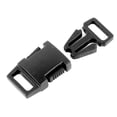 thumbnail image 3 of Unique Bargains Handbag Plastic Strap Double Side Quick Release Buckle Fastener Black 20 Pcs, 3 of 3