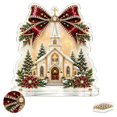 thumbnail image 7 of Diy Christmas Diamond Painting Kit, Christmas Decorations,Snowman Pearl Bead Painting With Display Frame, Easy 5D Gem Mosaic Art, Ideal Xmas Home Wall Decoration For New Crafters (Christmas Chapel), 7 of 7