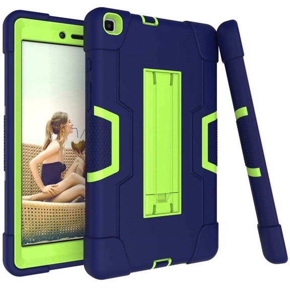 MYKOMI for Galaxy Tab A 8.0 Case 2019, Heavy Duty Rugged Full-Body Hybrid Shockproof Drop Protection Cover with Kickstand for Samsung Galaxy Tab A 8.0 2019 Model SM-T290 /SM- T295
