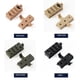 thumbnail image 2 of 1 Pair Nylon Lead Rail Helmet Flashlight Clip Rail Slider 20mm, C, 2 of 5