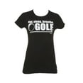 thumbnail image 1 of Womens Eat, Sleep, Breathe, Golf Short-Sleeve Black T-Shirt, Small, 1 of 1