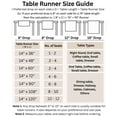 thumbnail image 5 of Solino Home Linen Navy Blue Table Runner 72 Inches Long - 100% Pure Linen 14 x 72 Inch Table Runner for Dining, New Year, Winter - Mila, 5 of 5