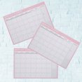 thumbnail image 2 of 3Pcs Durable Mensuel Feuilles Mémo Pad Calendrier Plan Bloc-Notes Bloc-Notes Signet pour Fournitures de Bureau Scolaire (Rose), 2 of 9