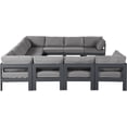 thumbnail image 4 of Meridian Furniture Nizuc Grey Outdoor Patio Modular Sectional, 4 of 8