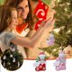 thumbnail image 1 of Calcetines Navideños onlyliua Decoración de Muñeco de Nieve Árbol de Navidad Colgante de Resina, 1 of 3