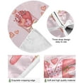 thumbnail image 5 of FMSHPON Valentines Day Hearts Flowers Love Xmas Christmas Tree Skirt Stand Mat for Holiday Party Decoration Indoor Outdoor 36 inches, 5 of 6